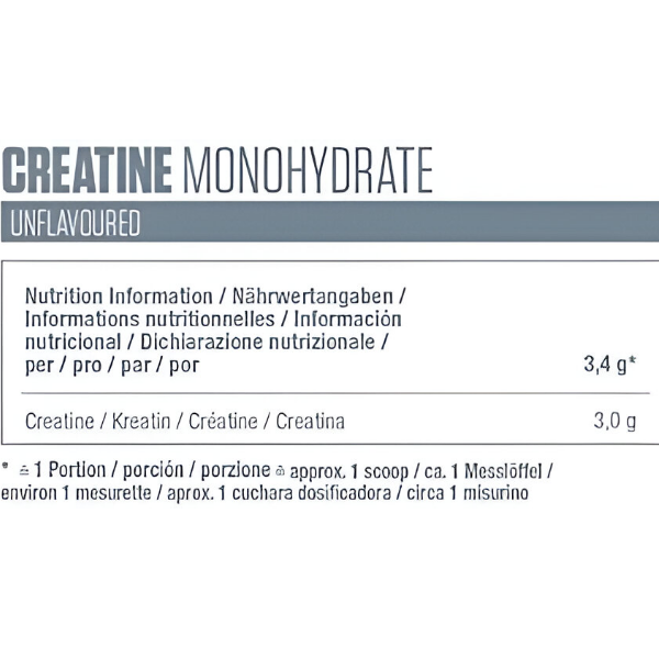 Dymatize Creatine Monohydrate Polvo Sin Sabor 300Gr. - Imagen 2