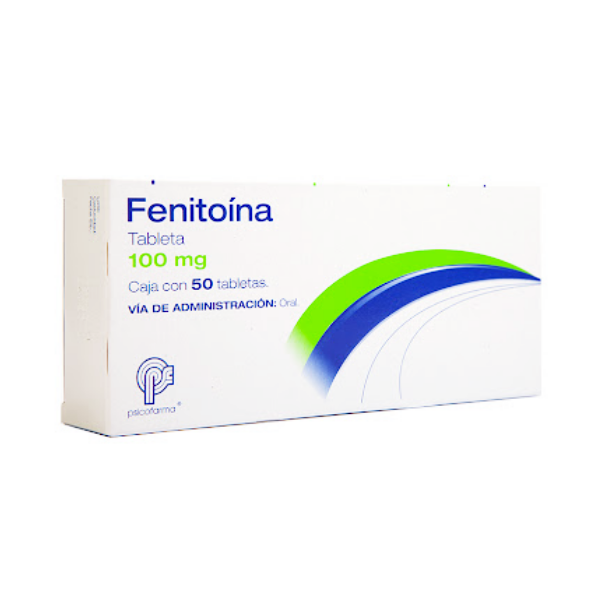 Fenitoína 100Mg X 50 Tabletas Psicofarma