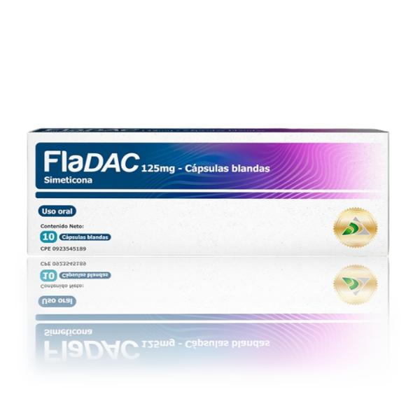 Fladac Simeticona 125Mg X 10 Cápsulas Dac55