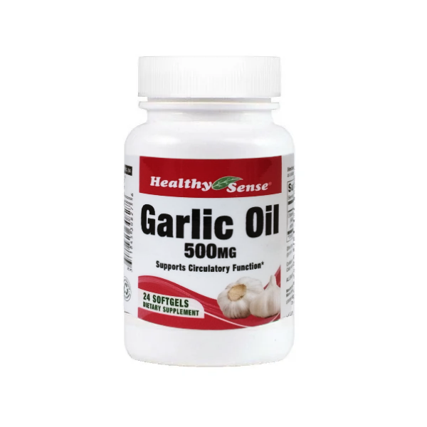 Garlic Oil 500Mg X 24 Tabletas Healthy Sense