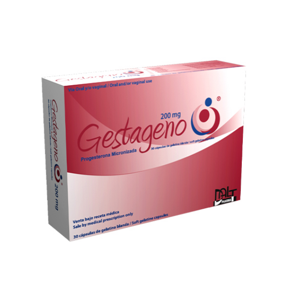 Gestageno Progesterona 200Mg X 30 Comprimidos Dalt Pharma