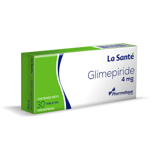 Glimepiride 4Mg X 30 Tabletas La Santé