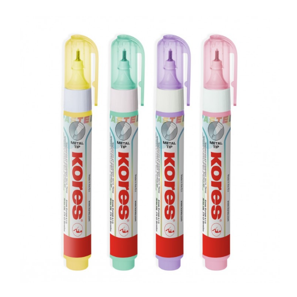 Kores Metal Tip. Corrector Colores Surtidos 10Gr. - Imagen 2