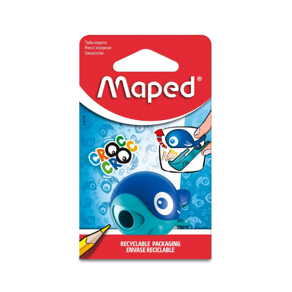 Maped Croc Croc Sacapuntas Con Deposito Mariquita/Pececito - Imagen 2