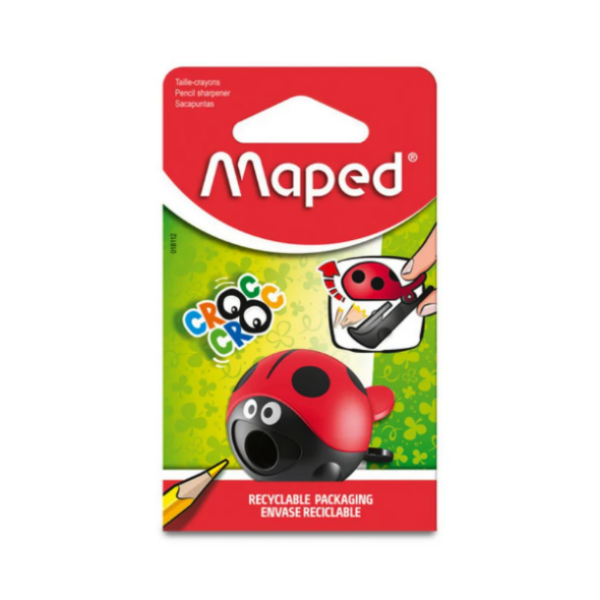 Maped Croc Croc Sacapuntas Con Deposito Mariquita/Pececito