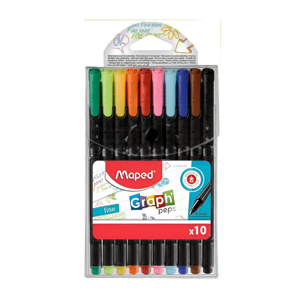 Maped Graph Peps Rotuladores De Colores X 10 Unidades