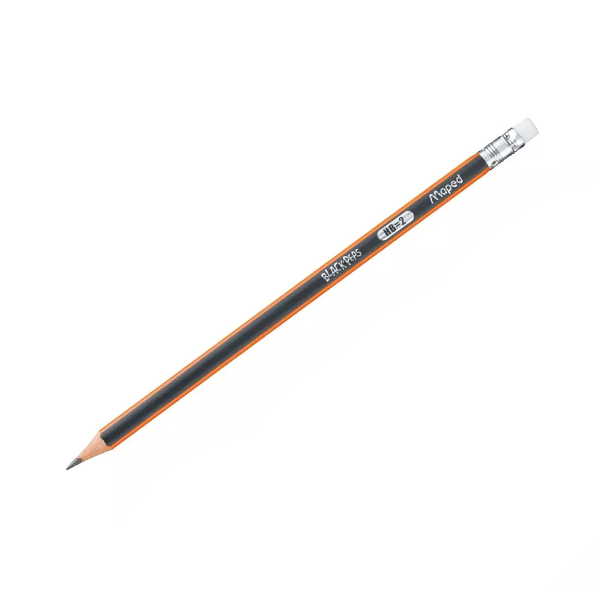 Maped Lapiz Grafito Hb-2 Black Peps X Unidad