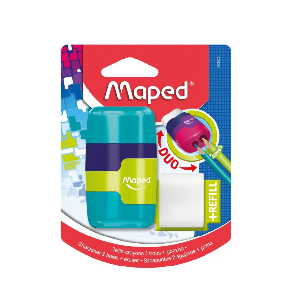 Maped Sacapuntas Duo Con Deposito-Borrador - Imagen 2