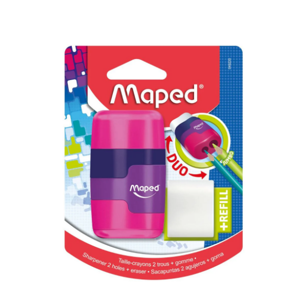 Maped Sacapuntas Duo Con Deposito-Borrador