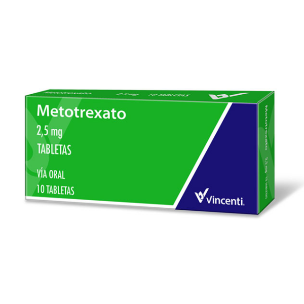 Metotrexato 2.5Mg X 10 Tabletas Vincenti