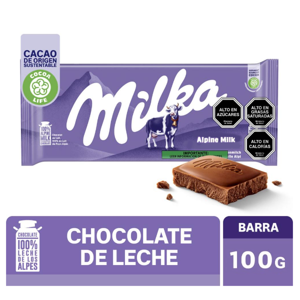Milka Chocolate Alpine Milk 100Gr.