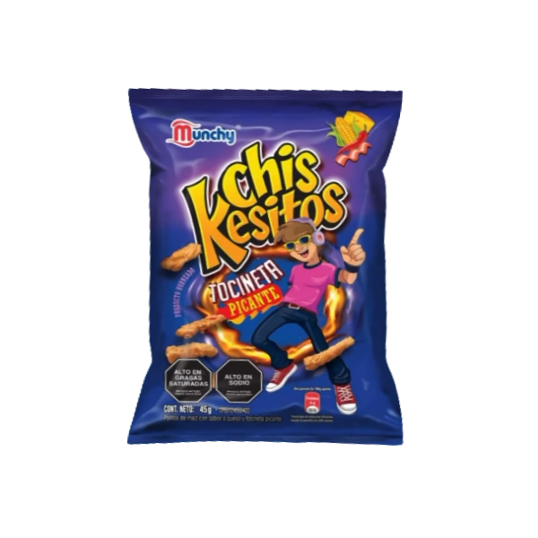 Munchy Chis Kesitos Tocineta Picante 45Gr.