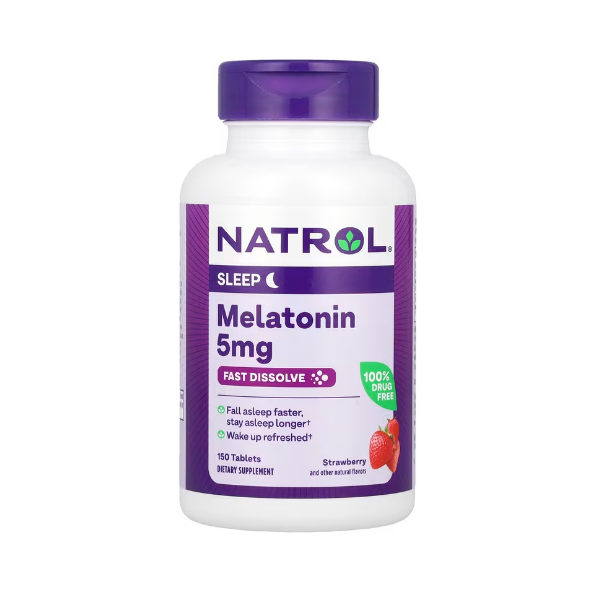 Natrol Melatonina Strawberry 5Mg X 150 Tabletas