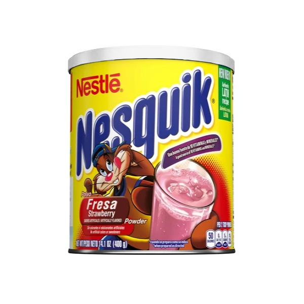 Nesquik Bebida En Polvo Fresa 400Gr.