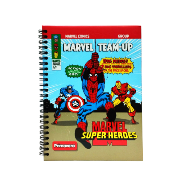 Primavera Libreta Pequeña Argollada 80Hojas,