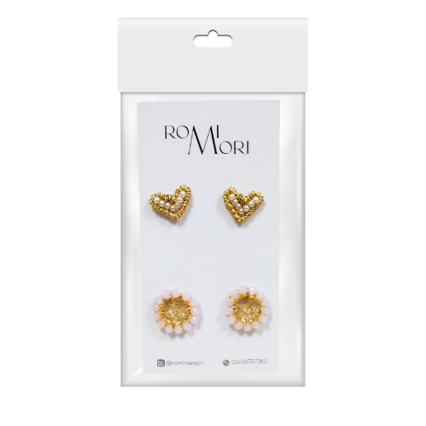 Romi Mori Set De Zarcillos Sz054