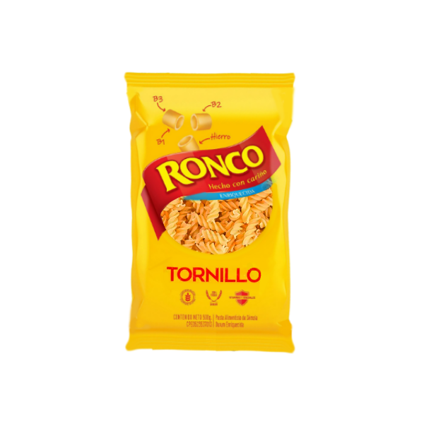 Ronco Pasta Corta Tornillo 500Gr