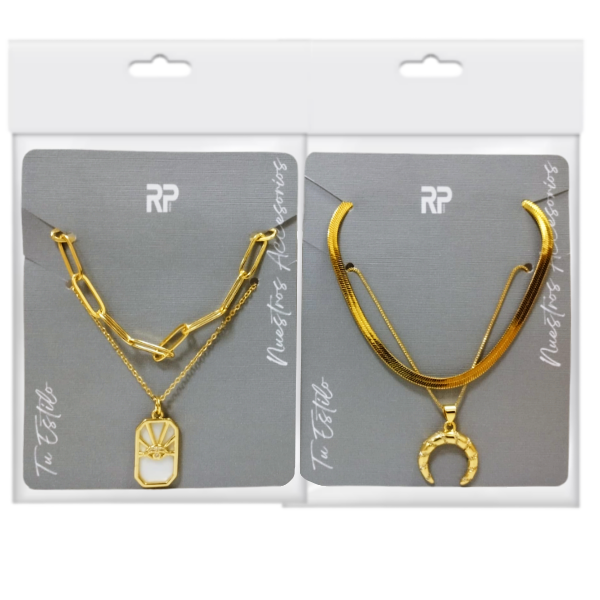 Rp Moda Cadenas Dobles Cadena Doble