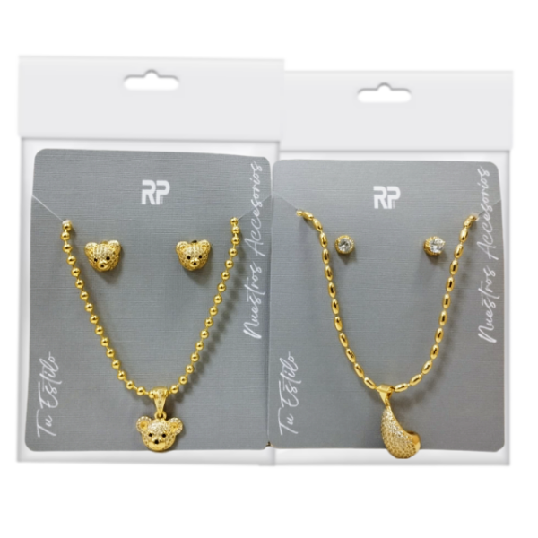 Rp Moda Cadenas Set Cadena / Zarcillos Cdn-Zrc01