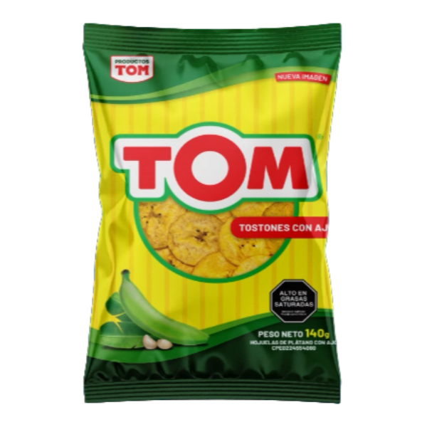 Tom Toston Con Ajo 140 Gr.