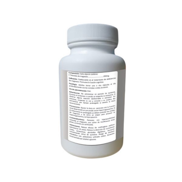 Magnesio Plus Treonato De Magnesio X 60 Cápsulas Preventud - Imagen 2