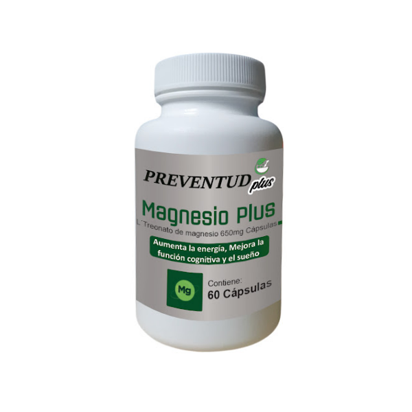 Magnesio Plus Treonato De Magnesio X 60 Cápsulas Preventud
