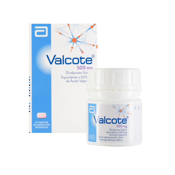 Valcote Ácido Valproico 500Mg X 30 Tabletas Abbott