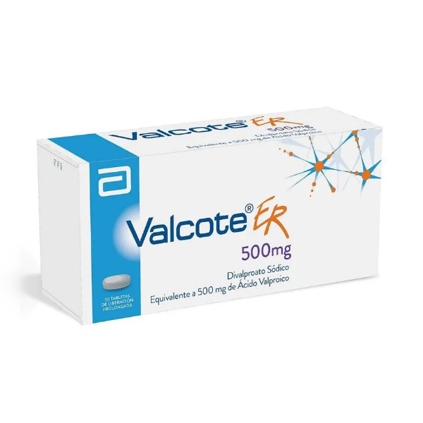 Valcote Er Ácido Valproico 500Mg X 30 Tabletas Abbott