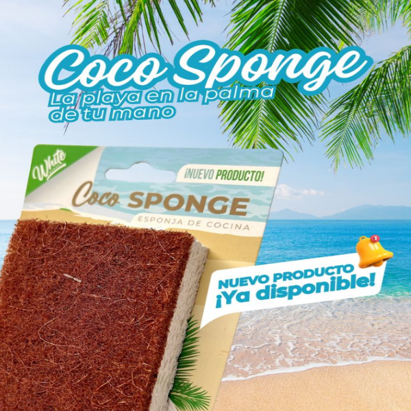 White House Esponja De Cocina Coco Sponge - Imagen 2