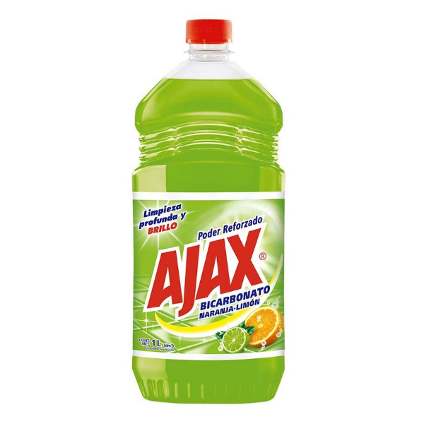 Ajax Antibacterial Bicarbonato/Naranja/Limon 1Lts