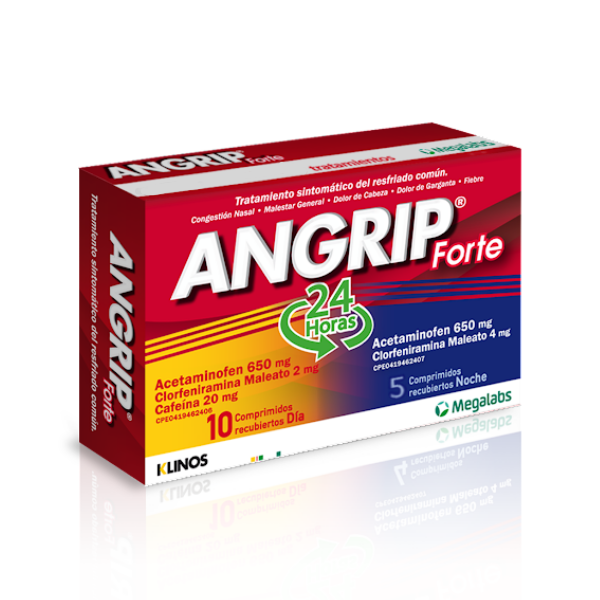 Angrip Forte X 15 Comprimidos Megalabs
