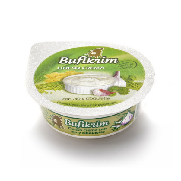 Bufikrim Queso Crema Con Ajo/Ciboulette. 250Gr - Imagen 2