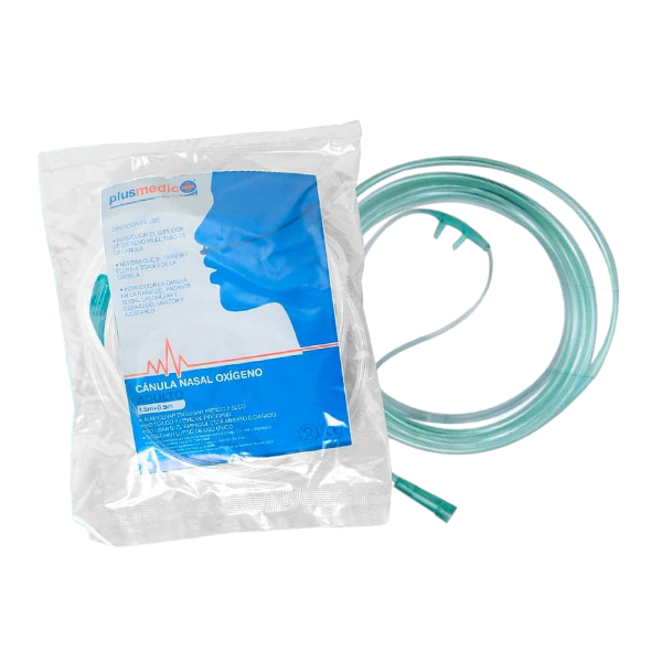 Canula Nasal Adulto 1.5M+0.5 Plusmedic