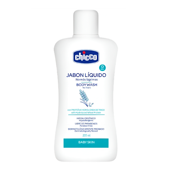 Chicco Jabón Liquido Body Wash Baby Skin X 200Ml