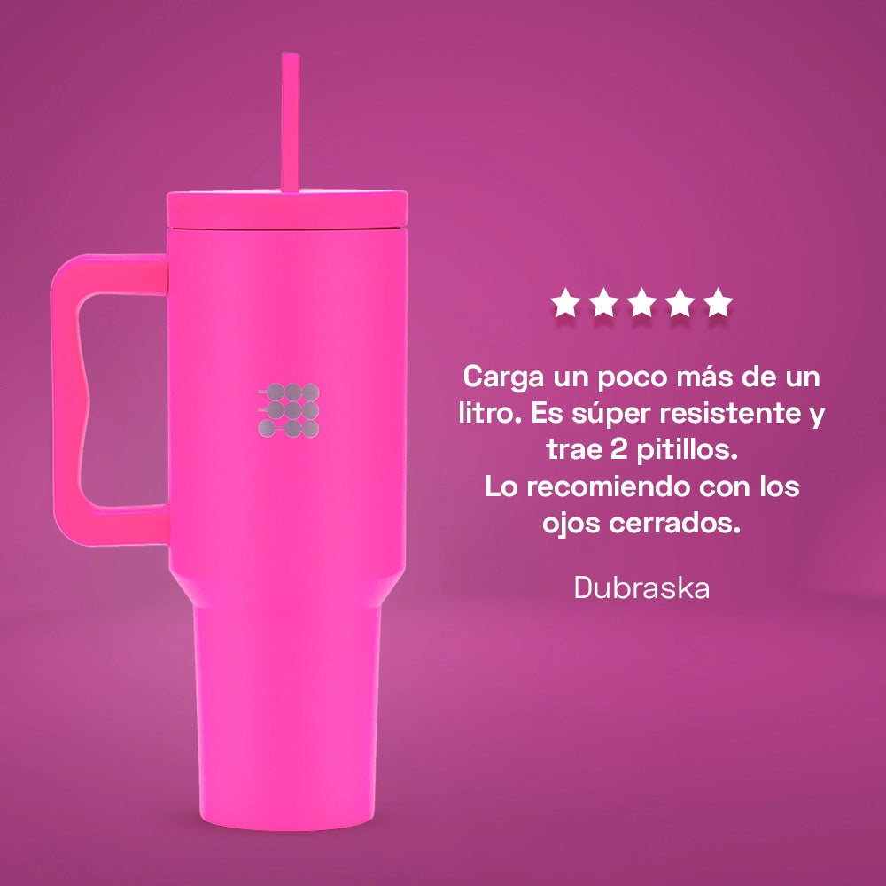 Cubitt Tumbler Ct Hydro Bottle 1100 ml / 40 ozCt-Tumb5F Hot Pink - Imagen 5