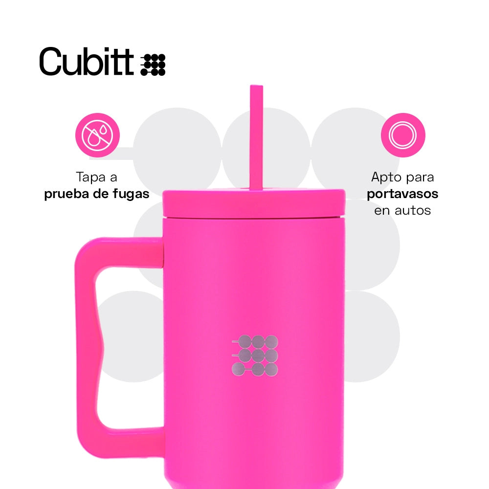 Cubitt Tumbler Ct Hydro Bottle 1100 ml / 40 ozCt-Tumb5F Hot Pink - Imagen 4