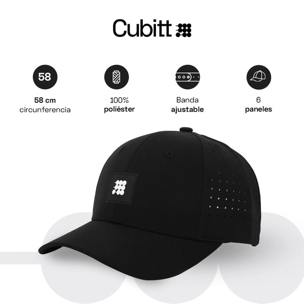 Cubitt Gorra Obsidian Black Ctcap-1 - Imagen 3