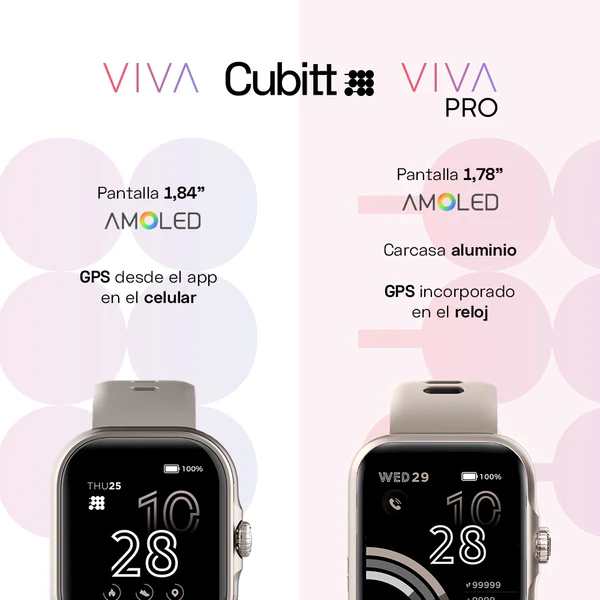 Cubitt Reloj Viva Gris Smartwatch Ct-Viva8 - Imagen 4