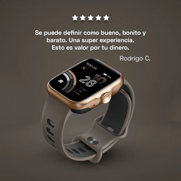Cubitt Reloj Viva Pro Smartwatch Mocha Brown Ct-Viva P9 - Imagen 5