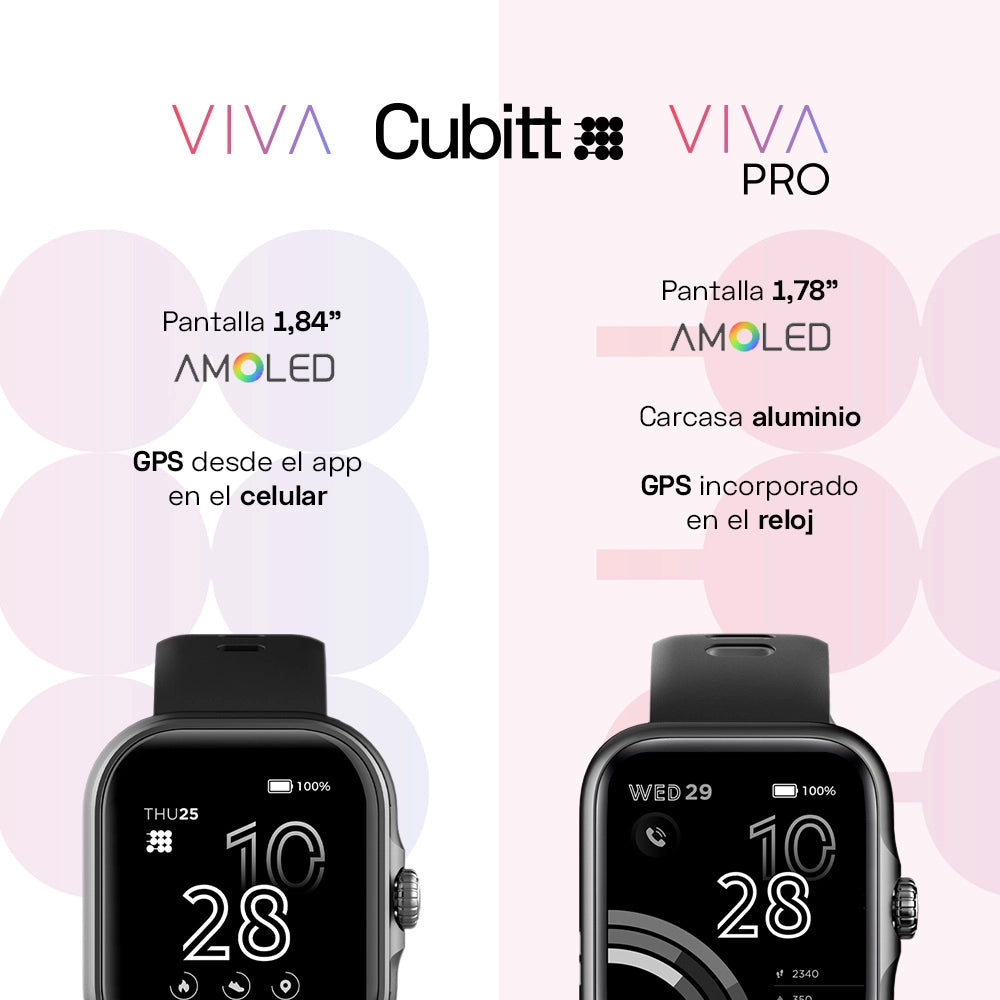 Cubitt Reloj Viva Pro Negro Smartwatch Ct-Vivap1 - Imagen 4