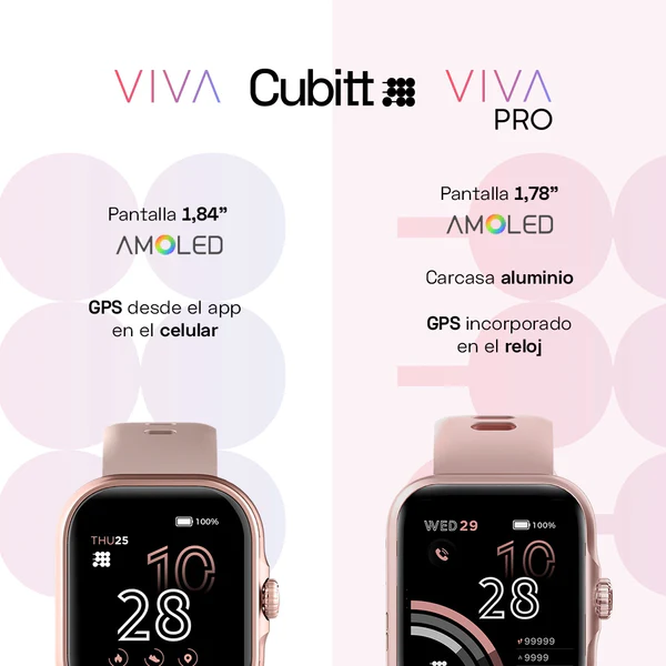 Cubitt Reloj Viva Rose Gold Smartwatch Ct-Viva5 - Imagen 4
