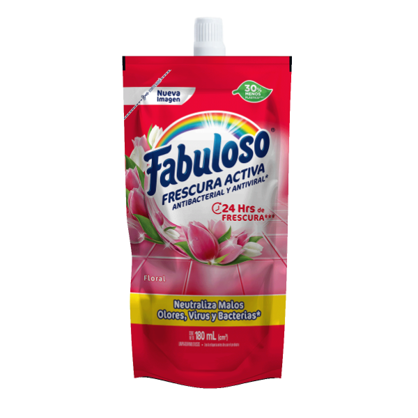 Fabuloso Antibacterial Antiviral Ultra Frescura Floral. 180Ml