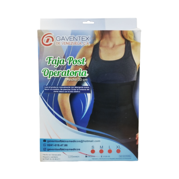 Faja Post Operatoria  Talla L Gaventex