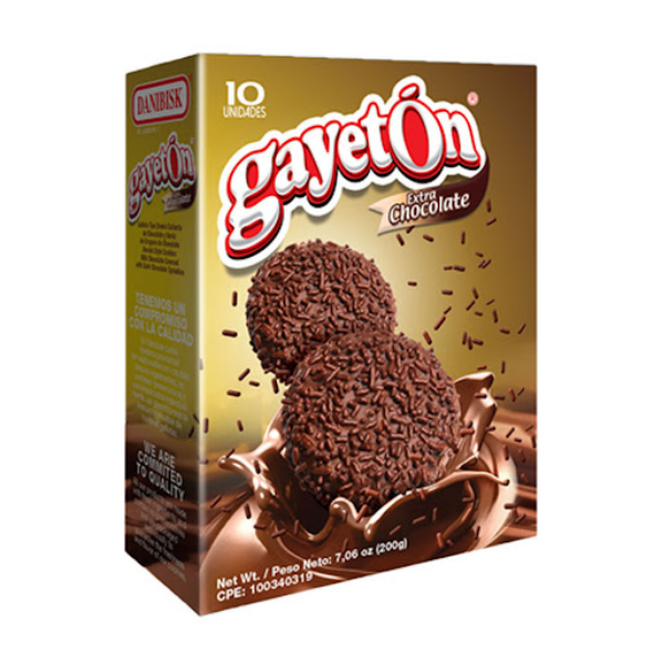 Gayetón Extra Chocolate Caja 200Gr.