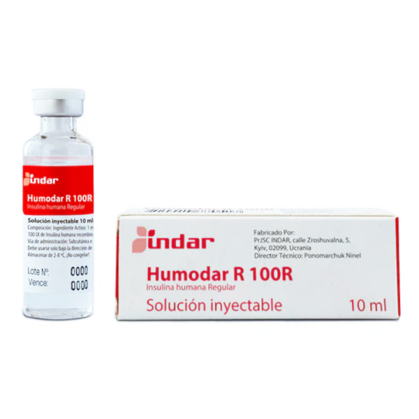 Humodar R Ampolla 100Ui/Ml I.V/S.C X 10Ml Acec - Imagen 3