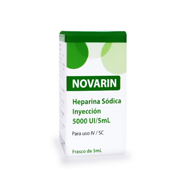 Novarin - Heparina Sódica Ampolla 5000Ui/5Ml I.V Stanex