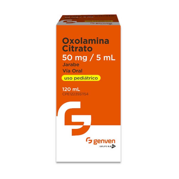 Oxolamina Jarabe Pedriátrico 50Mg/5Ml X 120Ml Genven