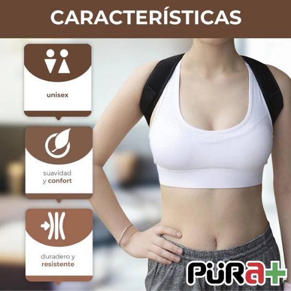Pura+ Corrector De Postura Premium Talla S-M - Imagen 4