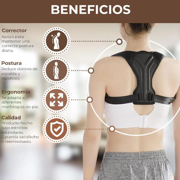 Pura+ Corrector De Postura Premium Talla S-M - Imagen 3