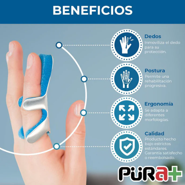 Pura+ Ferula Para Dedo Tipo Rana - Imagen 3